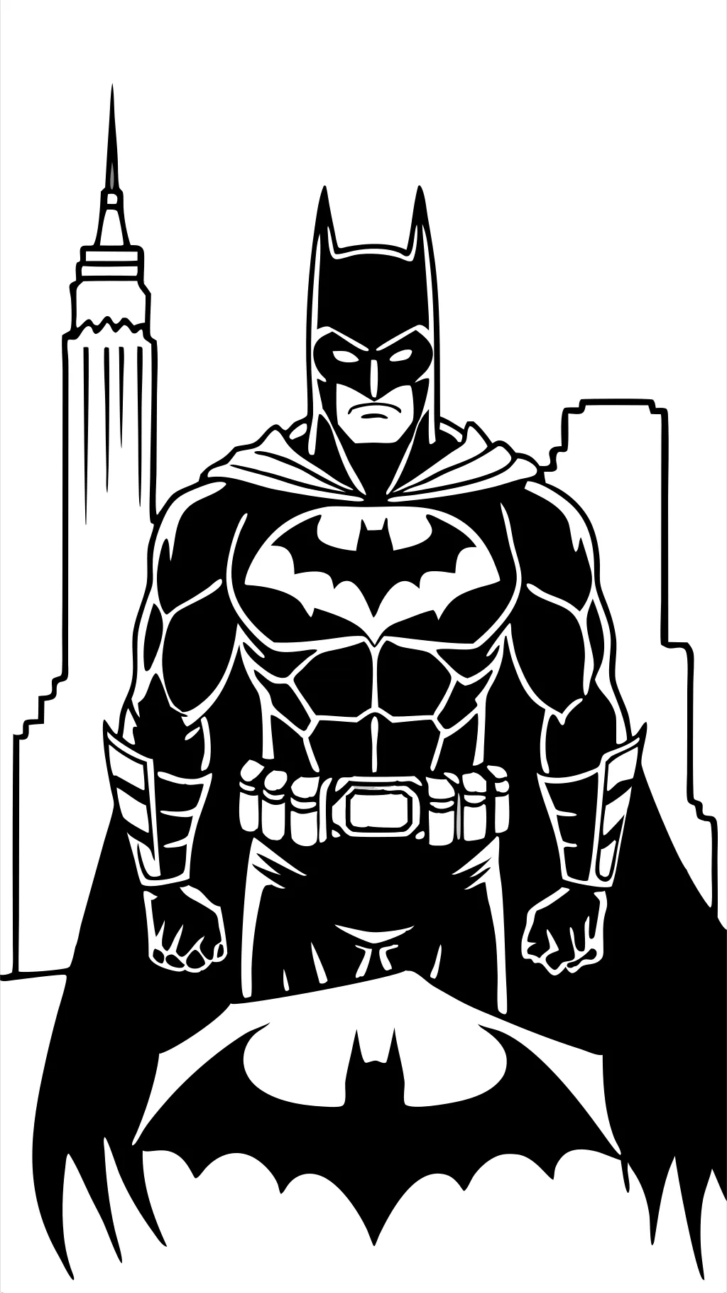 Páginas para colorear Batman